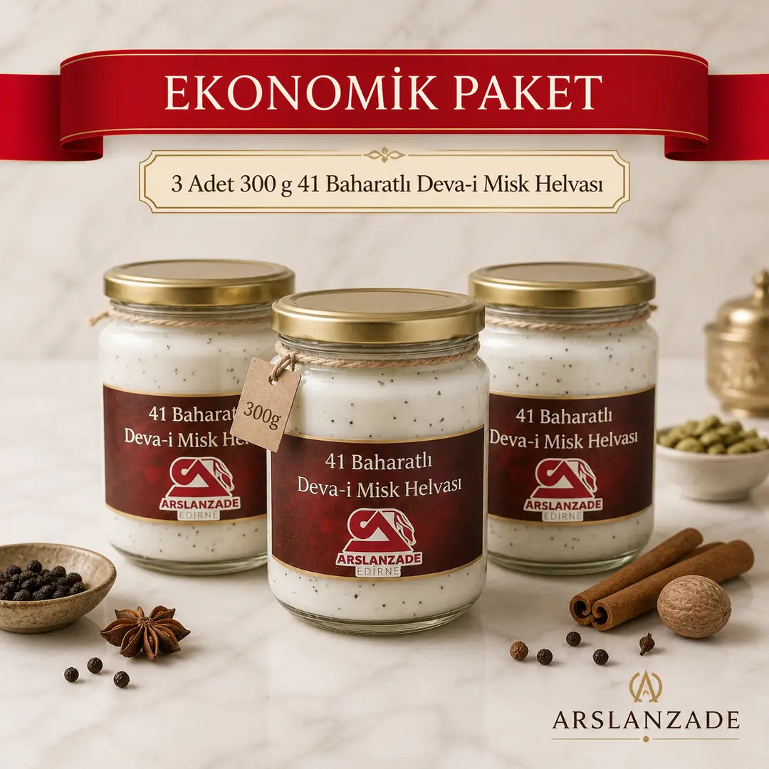 3 Adet 300g Deva-i Misk Helvası Avantaj Paketi