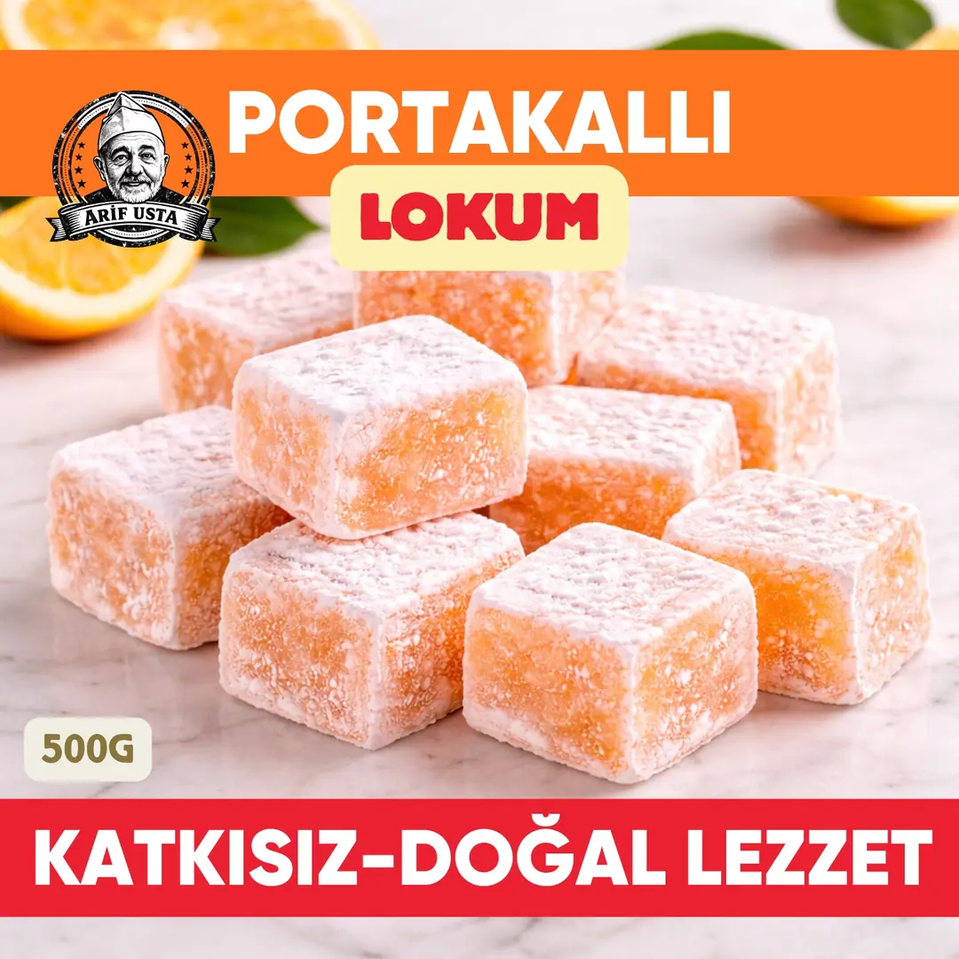 Portakallı Lokum 500g