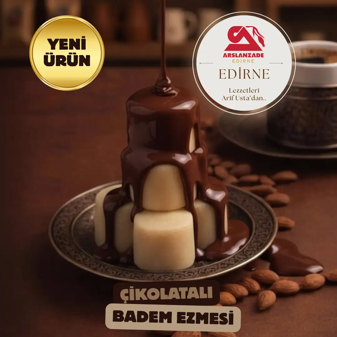 Çikolata Kaplı Badem Ezmesi 500g